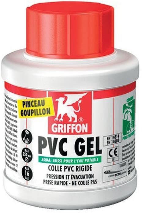 Colle Pvc Pression Evac Gel Griffon Pot L Avec Pinceau