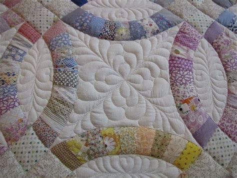 Double Wedding Ringfree Motion Quilting By Cedar Valley Quilts