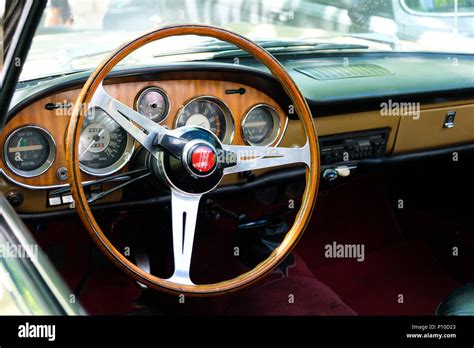 Berlin Germany June 09 2018 Steering Wheel Dashboard And Interior