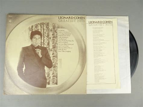 Vinyl Album Leonard Cohen Greatest Hits Kringwinkel