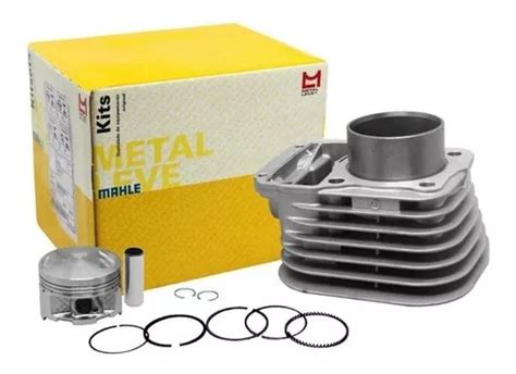 Kit Cilindro Motor Pistao Titan Cg Fan Metal Leve