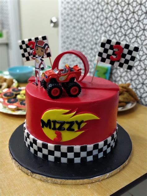 Blaze And The Monster Machine Cake Blaze Birthday Cake Blaze And The