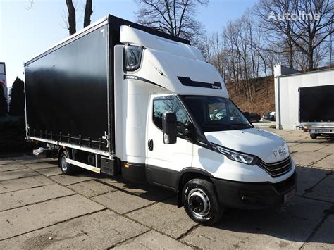 IVECO Daily 72C18 Curtain Side Tail Lift Tilt Truck For Sale Hungary