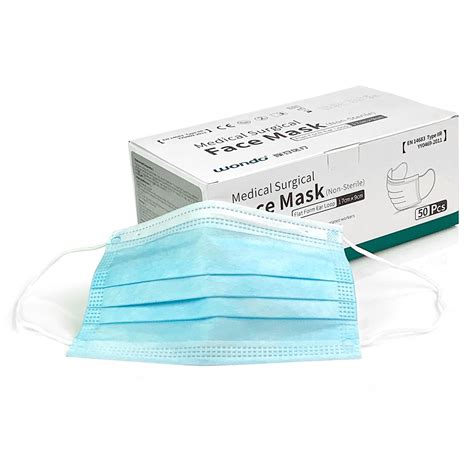 Surgical Face Masks Type Ii X 50 Medisave Uk