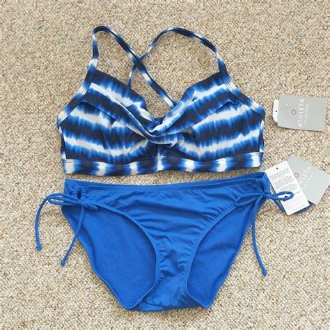 Athleta Swim Nwt Athleta Del Mar Twister Bikini Top Bc Not So String Bottom Large Poshmark