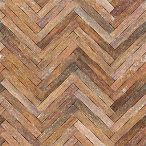 Seamless Wood Parquet Texture Herringbone Old Parquet Texture Wood