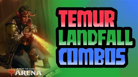 TEMUR LANDFALL EXPLOSIVE LANDFALL COMBOS Beating ESPER CONTROL MTG