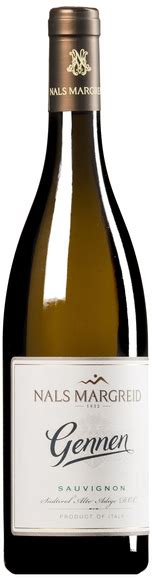 Gennen Sauvignon Bianco Alto Adige Doc Trentino S Dtirol