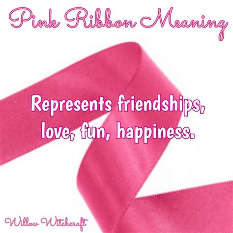 Pink Ribbon Meaning | Ribbon color meanings, Ribbon meaning, Color meanings