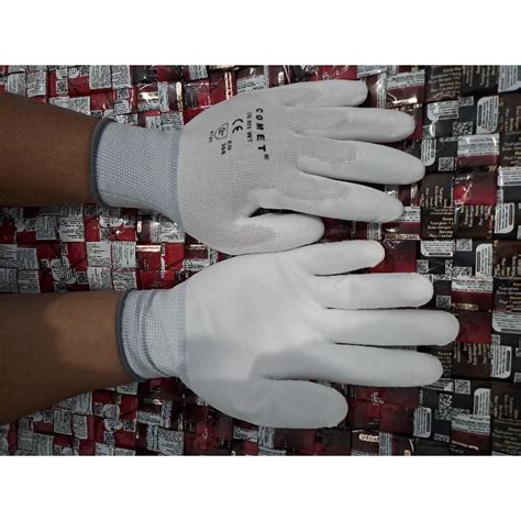 Jual Sarung Tangan Karet Palm Fit Glove Comet CG805 PU Mekanik Industri