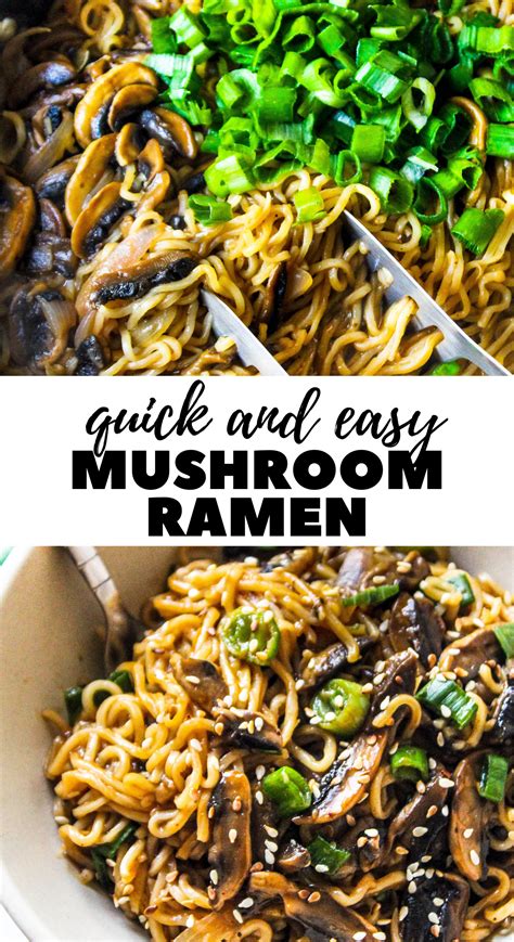 Asian Mushroom Ramen Noodles Recipe Build Your Bite Artofit