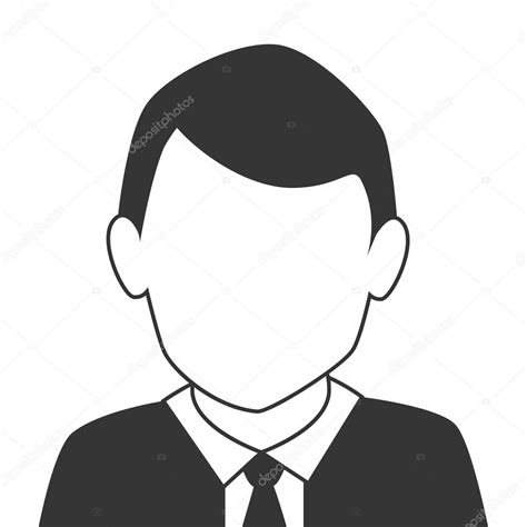 Male Profile Face Icon Vector Illustration Stock Vector By ©yupiramos