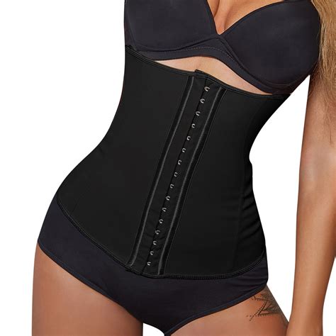 EHQJNJ Female Corset Shapewear Thong Bodysuit Parthea Strapless Satin