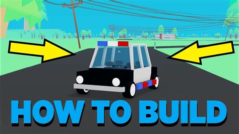 HOW TO BUILD A POLICE CAR Roblox Road To Grambys YouTube