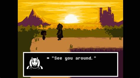 Undertale True Pacifist Ending Leaving The Monsters Youtube