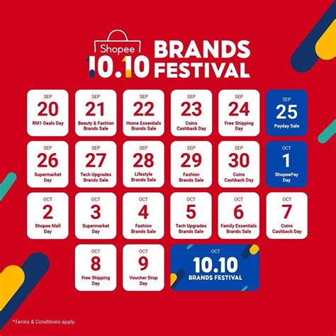 Shopee Brands Festival Event Calendar Lootpop Malaysia