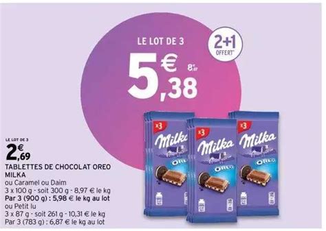 Promo Tablettes De Chocolat Oreo Milka chez Intermarché iCatalogue fr