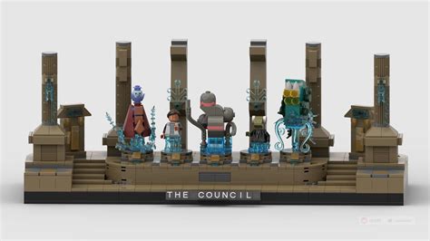 Lego Diorama One Of The Upcoming Council Screens Rstellaris