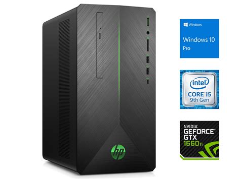 HP Pavilion 690 Gaming Desktop, Intel Core i5-9400F Upto 4.1GHz, 8GB ...