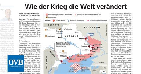 Wie der Krieg Welt verändert OVB Heimatzeitungen