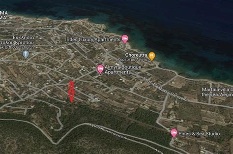 Plot Of Land For Sale In Aegina Of 410 M²