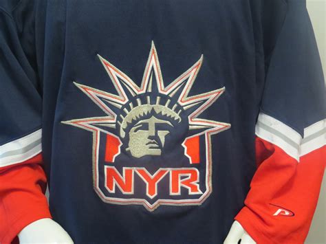 New York Rangers Jersey (VTG) - 1990s Lady Liberty Jersey - Men's Extra ...