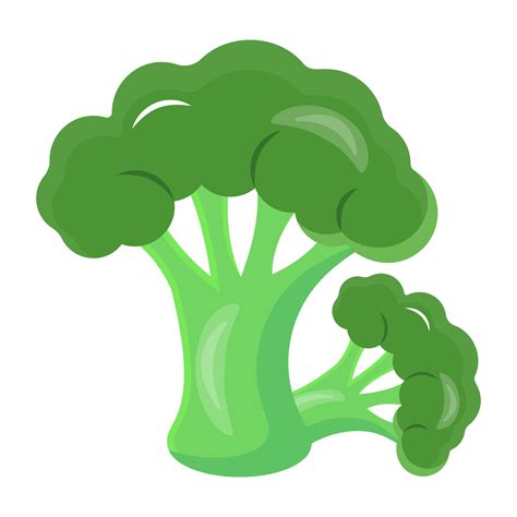 Iron Rich Vegetable Broccoli Icon 13809340 Vector Art At Vecteezy