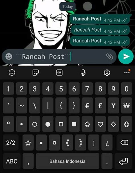 Cara Mengganti Bentuk Tulisan Di Wa Tanpa Aplikasi Rancah Post