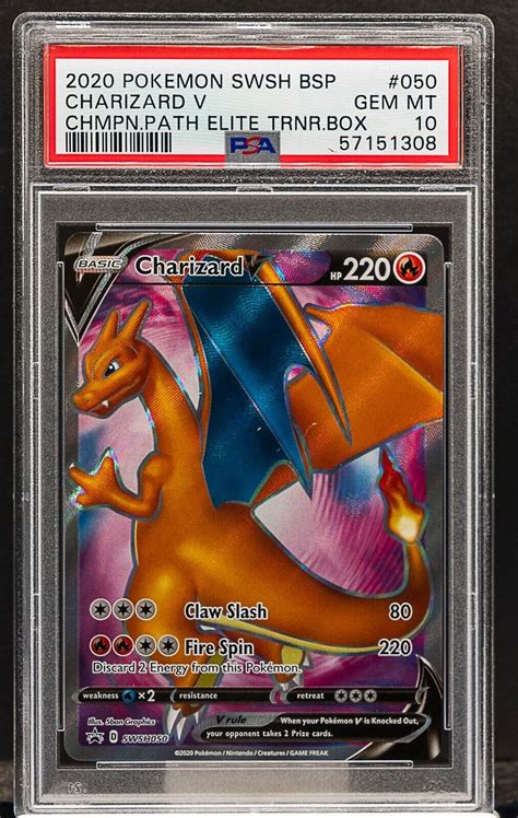 Mavin 57151308 Charizard V 2020 Pokemon SWSH BSP Champions Path Ultra