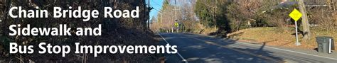 Chain Bridge Road Sidewalk Improvements | Engage Fairfax