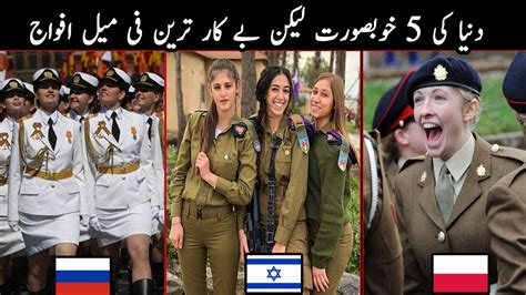 5 Most Attractive And Useless Female Armies In The World Most