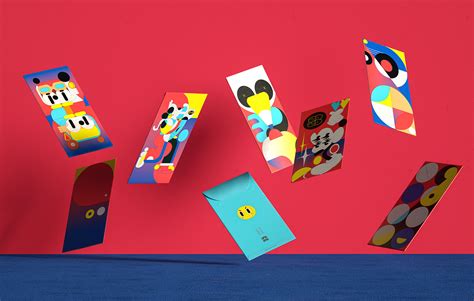 Red envelopes design for Rat year | Behance