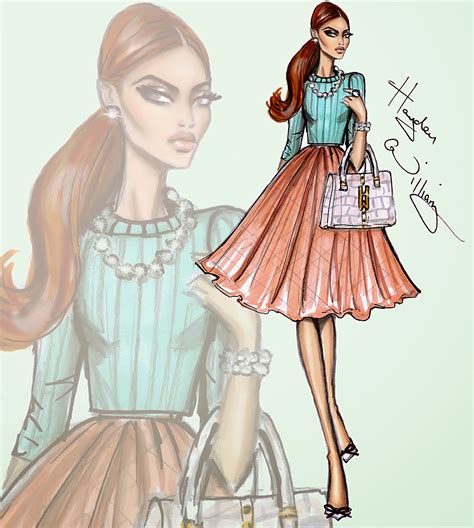 Hayden Williams Fashion Illustrations Prim In Pastels By Hayden Williams