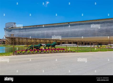 Life Size Replica Of Noah S Ark At The Ark Encounter Historically Themed Attraction Near