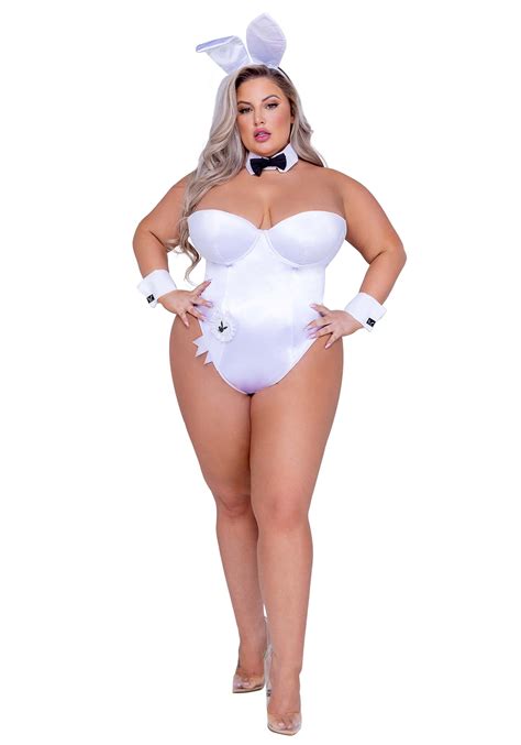 Playboy Plus Size White Bunny Women S Costume