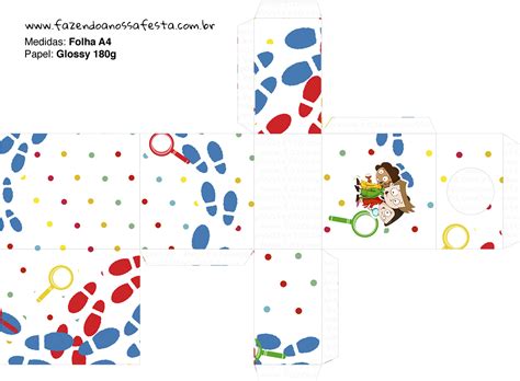 Caixa Tubete Dpa Detetives Do Pr Dio Azul Fazendo A Nossa Festa