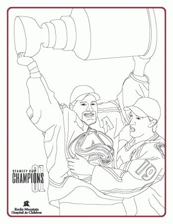 Colorado Avalanche Coloring Home