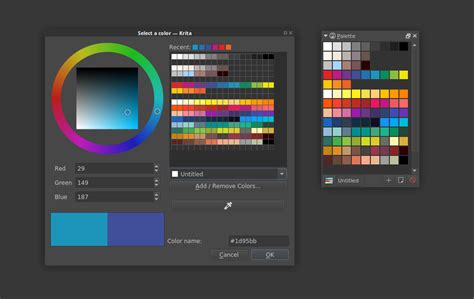 Krita Palettes David Revoy