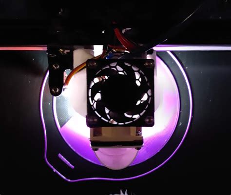 D Printed Ender V Pro Max Dual Mm Axial Fan Hot End Duct Fang CR Micro