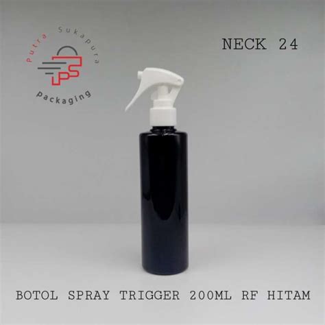 Jual Botol Spray Trigger 200ml RF Hitam Botol Triger 200ml Hitam Di