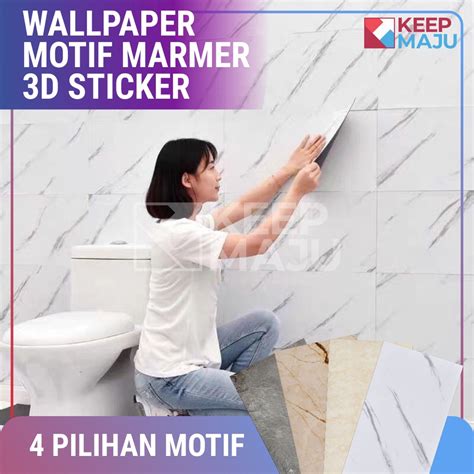 Jual Wallpaper Dinding Stiker Dinding Wallpaper Kamar Mandi Anti