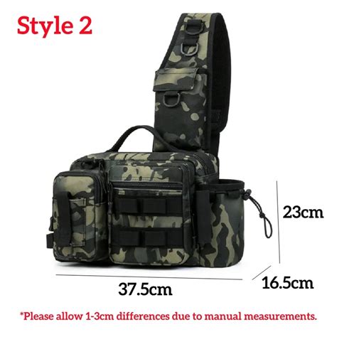 Fishing Lures Box Tackle Bag Multifunctional Tactical Waist Pack Single