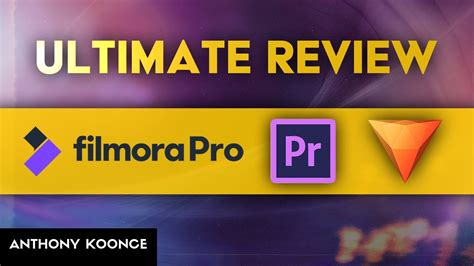 Filmora Pro Vs Premiere Pro Vs Hitfilm Ultimate Review Youtube