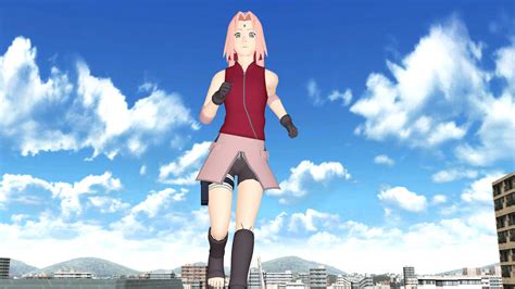 Giantess Sakura Running Around City By Artitex On Deviantart