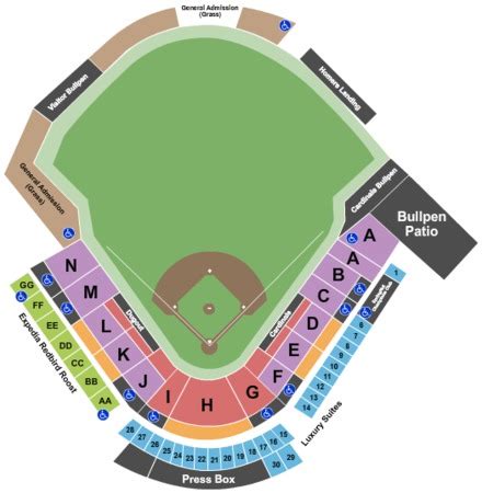 Hammons Field Tickets in Springfield Missouri, Hammons Field Seating ...