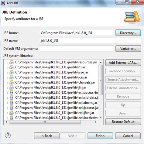 Add Jre Jre Definition Path Eclipse Narayana Tutorial