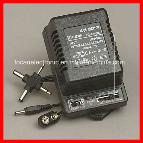 12V 1000mA AC DC Power Adapter Adjustable Voltage Transformer