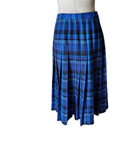 Pendleton Vintage 70s Pleated Skirt 100 Virgin Wool Gem