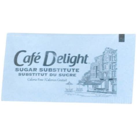 Cafe Delight Blue Aspartame Sugar Substitute Packet 05 Gram 2000 Per