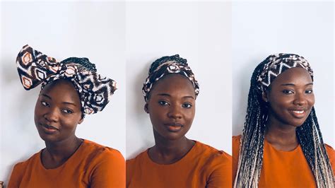 Simple Quick Easy Ways To Style A Headwrap Turban Headscarf Youtube